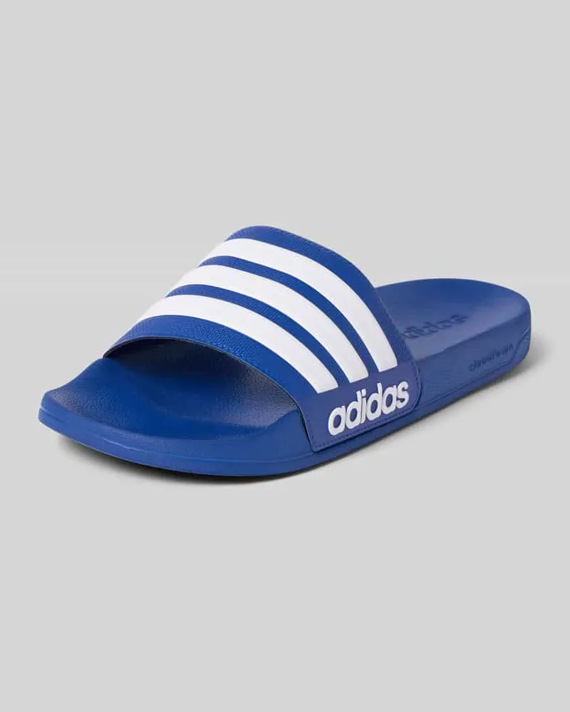 adidas Badeschuhe mit Kontraststreifen Royal