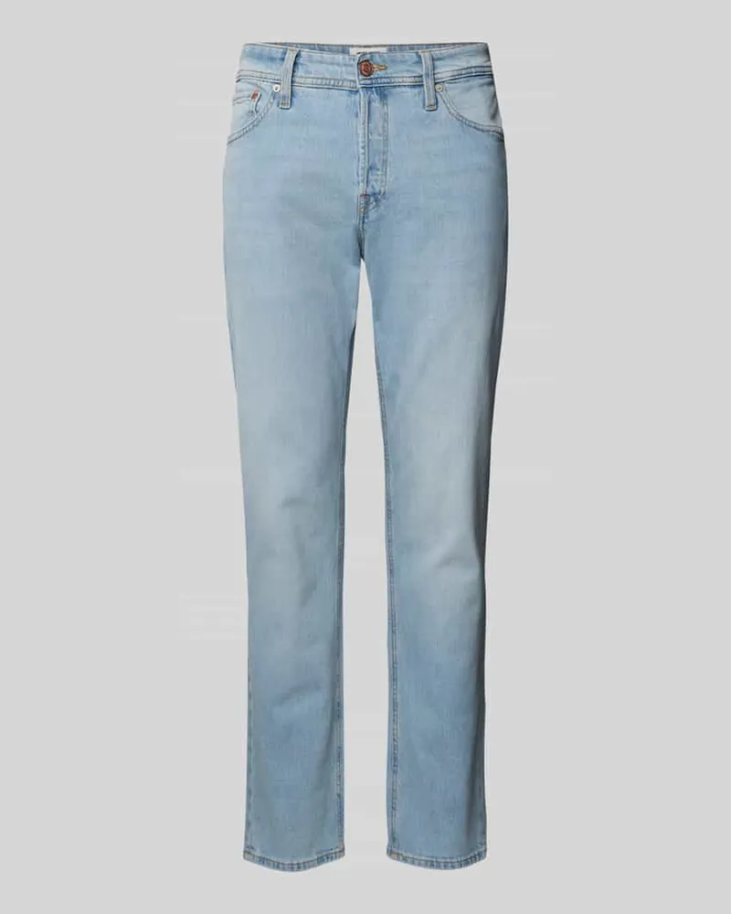 Jack & Jones Tapered Fit Jeans im 5-Pocket-Design Modell 'MIKE 