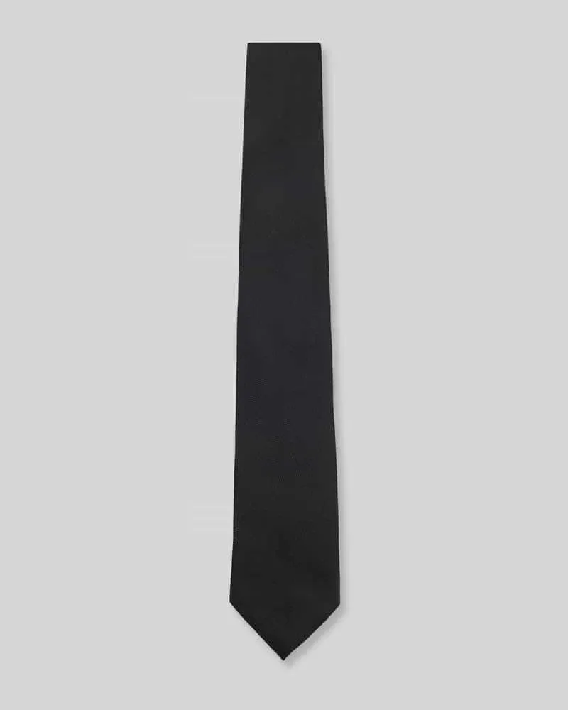 HUGO BOSS Krawatte aus Seiden-Mix Modell 'H-Tie 8 CM-ONE Black