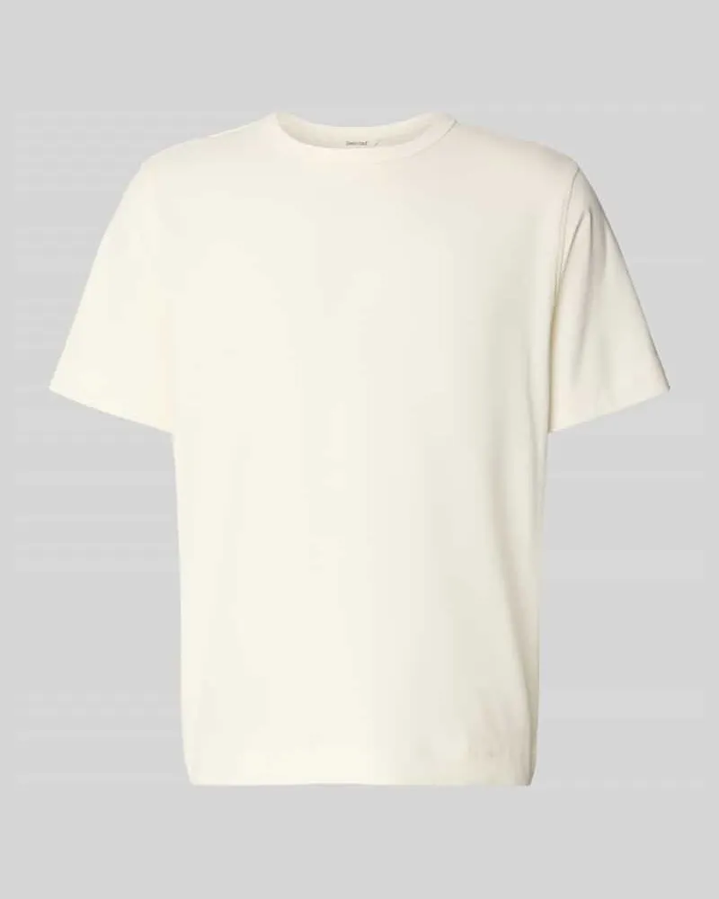 Selected Homme Regular Fit T-Shirt aus reiner Baumwolle Modell 'CHRIS Offwhite