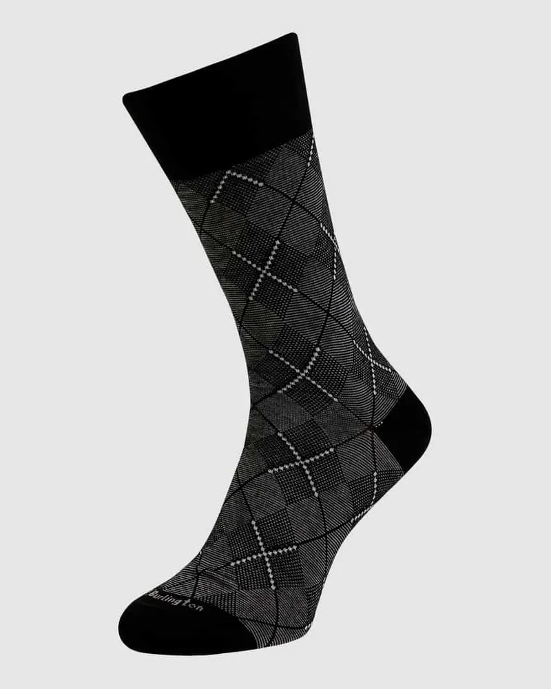 Burlington Socken mit Rautenmuster Modell 'Carrington 