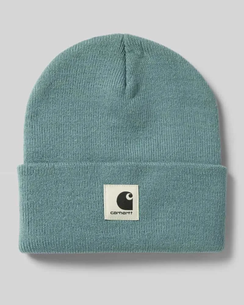 Carhartt WIP Beanie mit Label-Patch Modell 'Ashley Eisblau