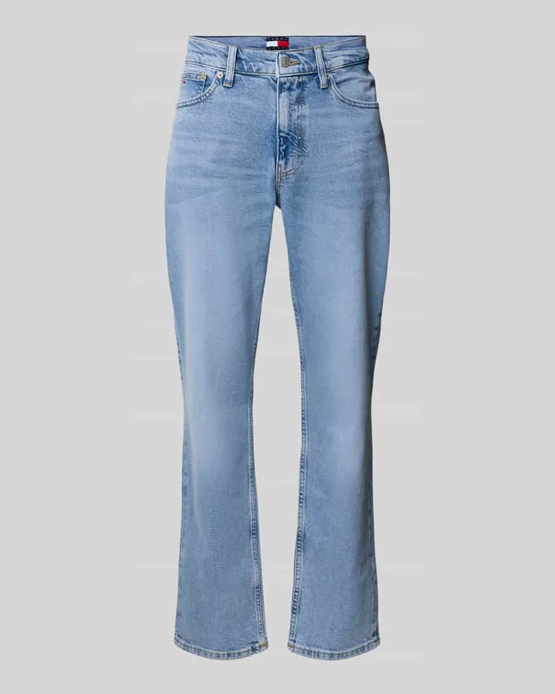 Tommy Hilfiger Straight Fit Jeans aus Baumwoll-Mix Hellblau