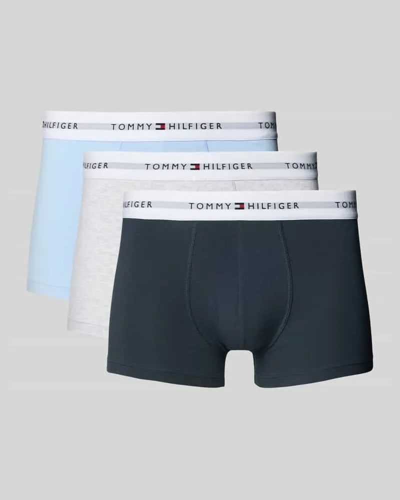 Tommy Hilfiger Trunks aus Baumwoll-Mix im 3er-Pack 