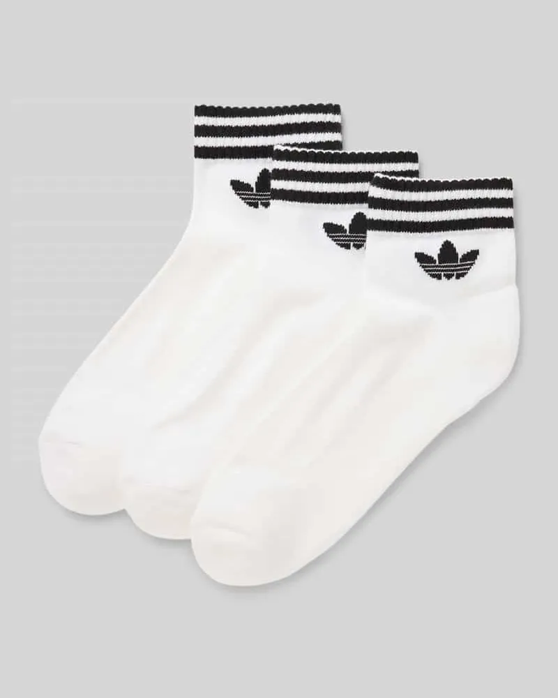 adidas Socken mit Label-Print im 3er-Pack Weiss