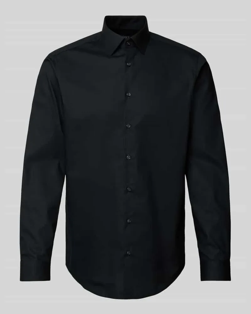 JAKE*S Regular Fit Business-Hemd aus Popeline 