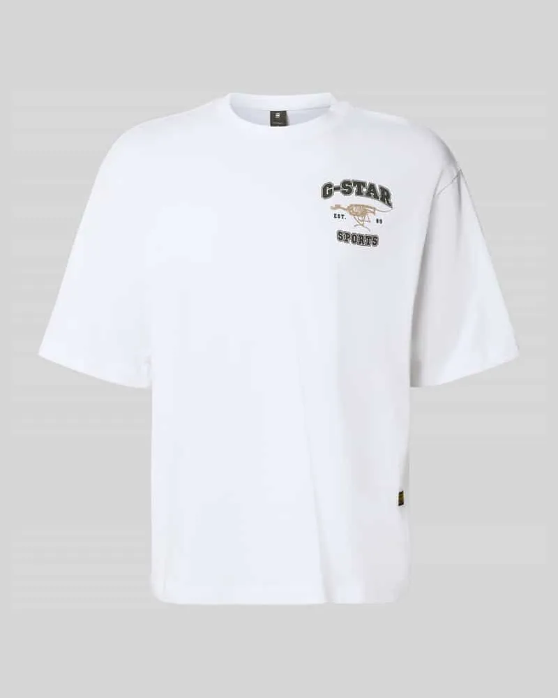 G-STAR RAW Regular Fit T-Shirt mit Logo-Print Modell 'Running Dog 