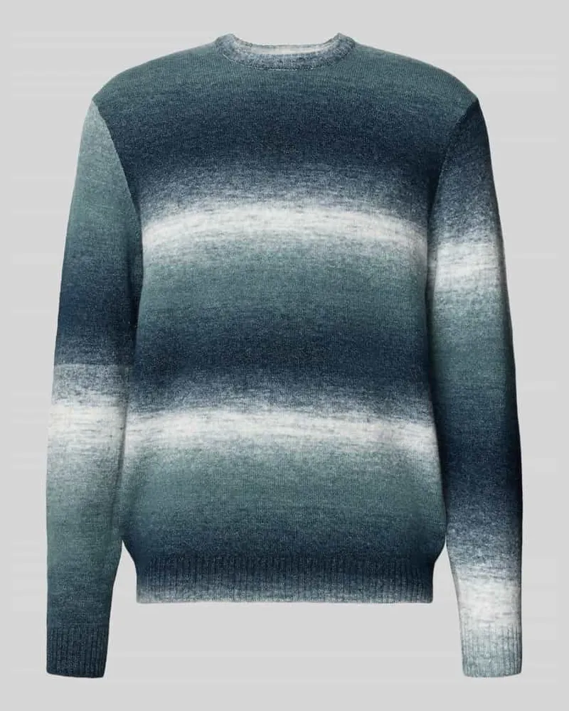 Only & Sons Regular Fit Strickpullover mit Baumwoll-Anteil Modell 'BERTIL Marine