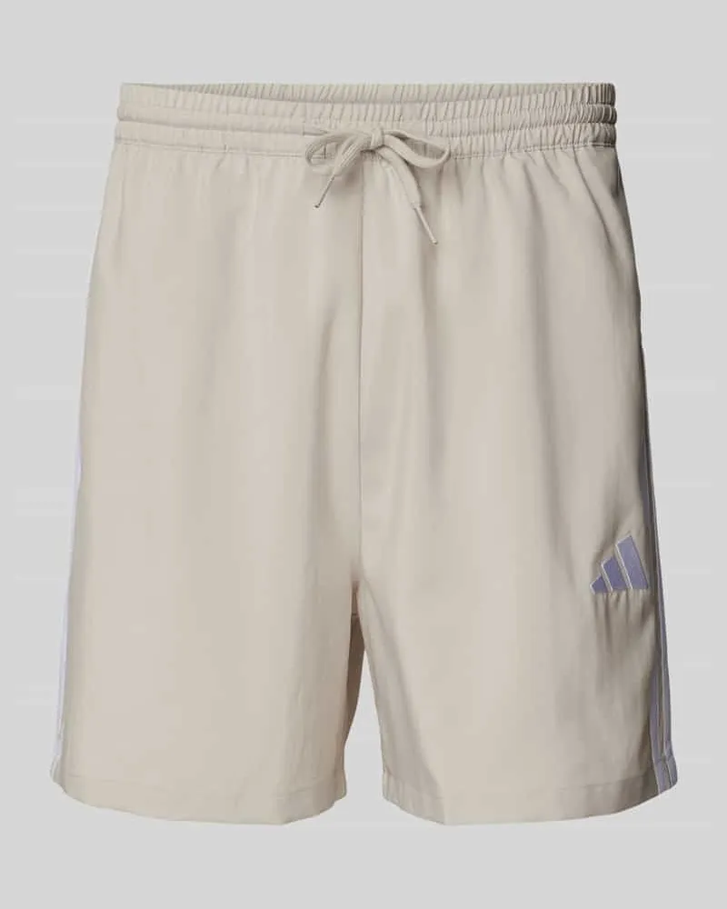 adidas Regular Fit Shorts mit Logo-Stitching 
