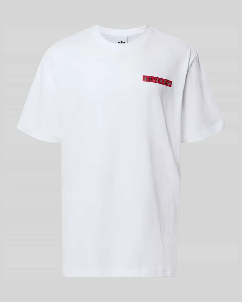 adidas T-Shirt mit Label-Print 