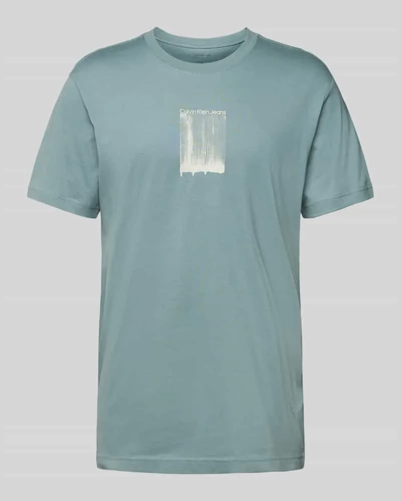Calvin Klein T-Shirt mit Label-Print 