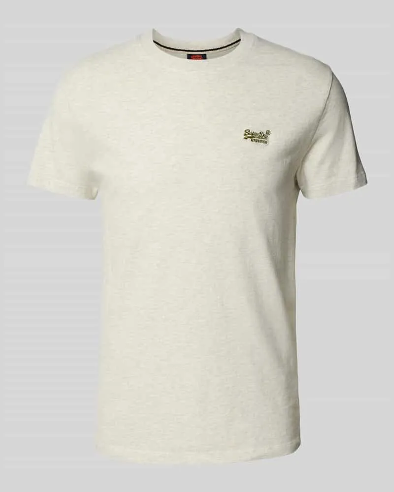 Superdry. T-Shirt mit Label-Stitching 