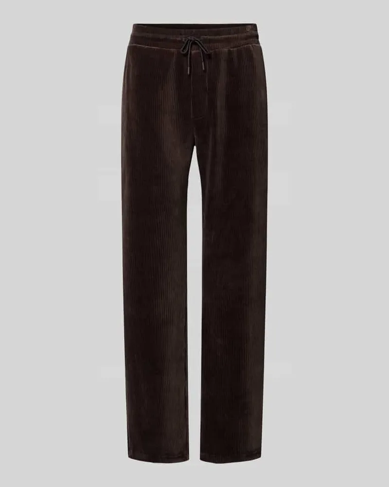 McNeal Sweatpants mit elastischem Bund Schoko