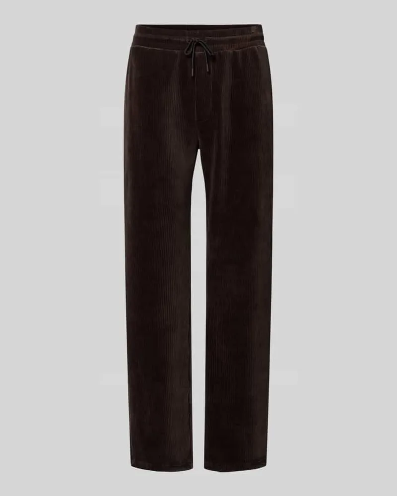 McNeal Sweatpants mit elastischem Bund Schoko