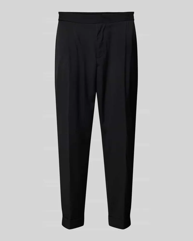 Antony Morato Tapered Fit Stoffhose mit elastischem Bund Black