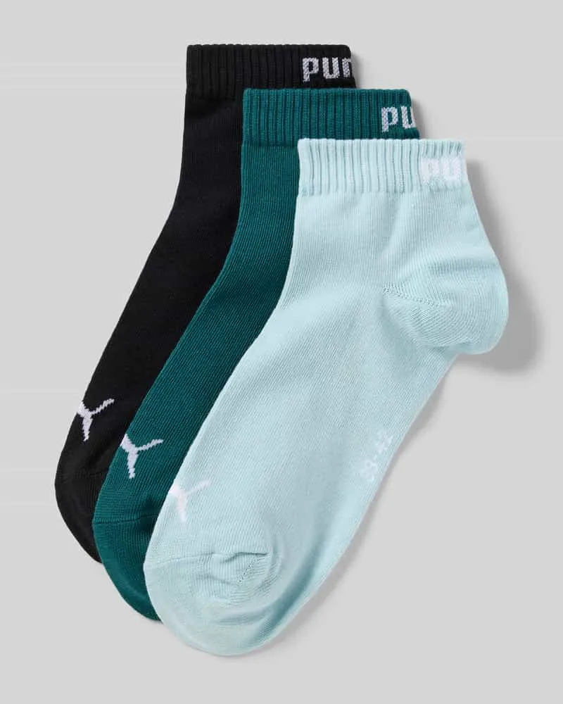 Puma Socken mit Label-Details im 3er-Pack Gruen