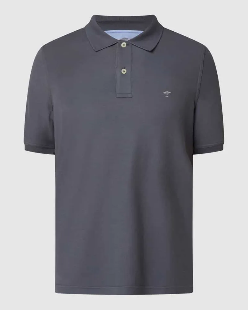 Fynch-Hatton Regular Fit Poloshirt mit Label-Stitching 