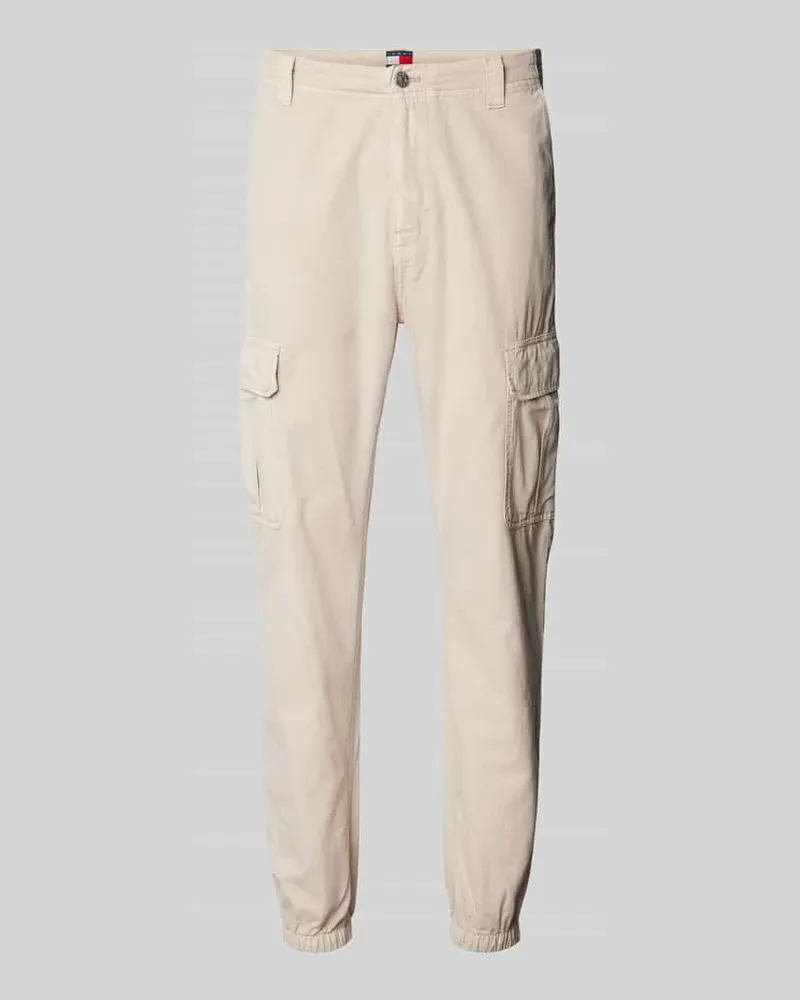 Tommy Hilfiger Cargohose mit Label-Detail Modell 'RYAN Beige