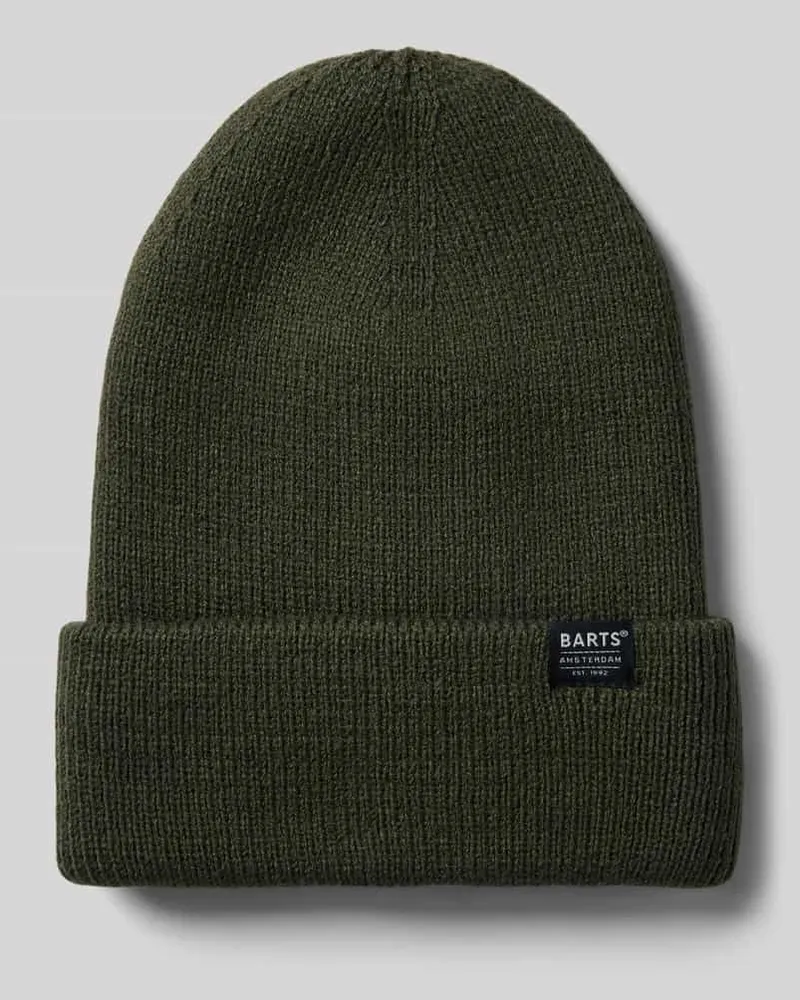 Barts Mütze mit Label-Detail Modell 'KINABALU Oliv