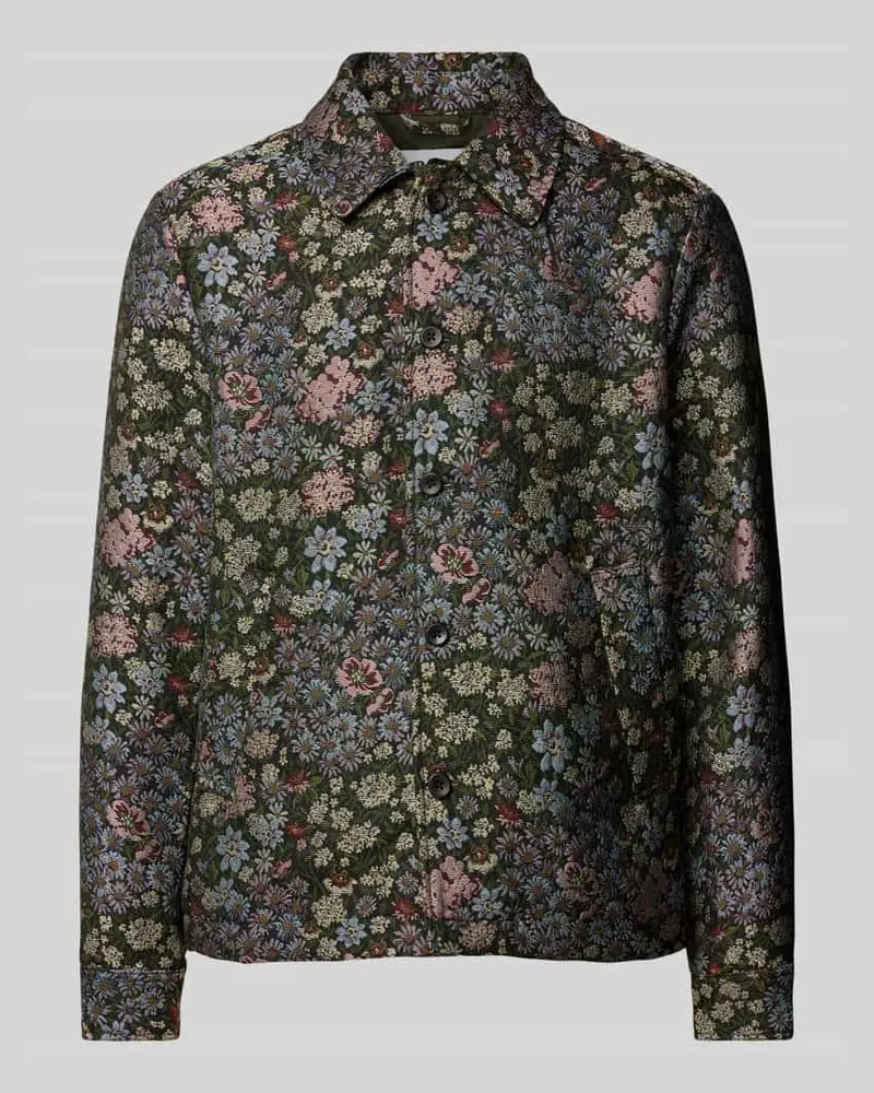 LES DEUX Hemdjacke mit Kentkragen Modell 'Jaiden 