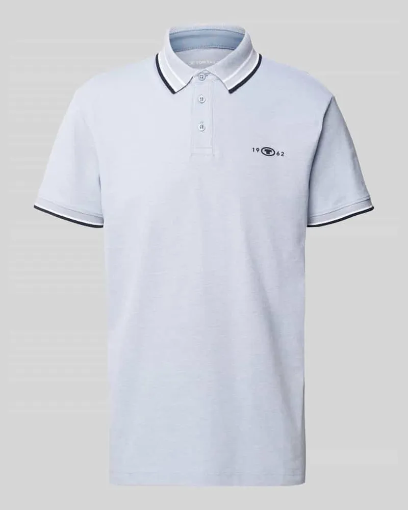 Tom Tailor Regular Fit Poloshirt mit Kontraststreifen 
