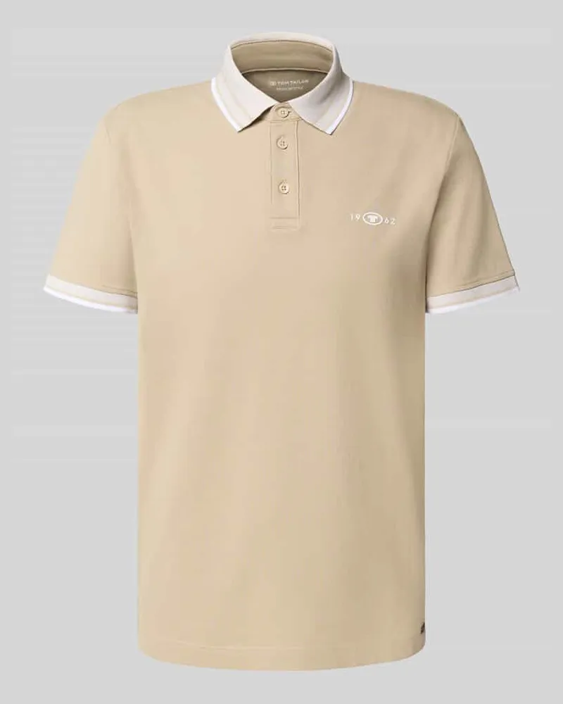 Tom Tailor Regular Fit Poloshirt aus Baumwoll-Mix 