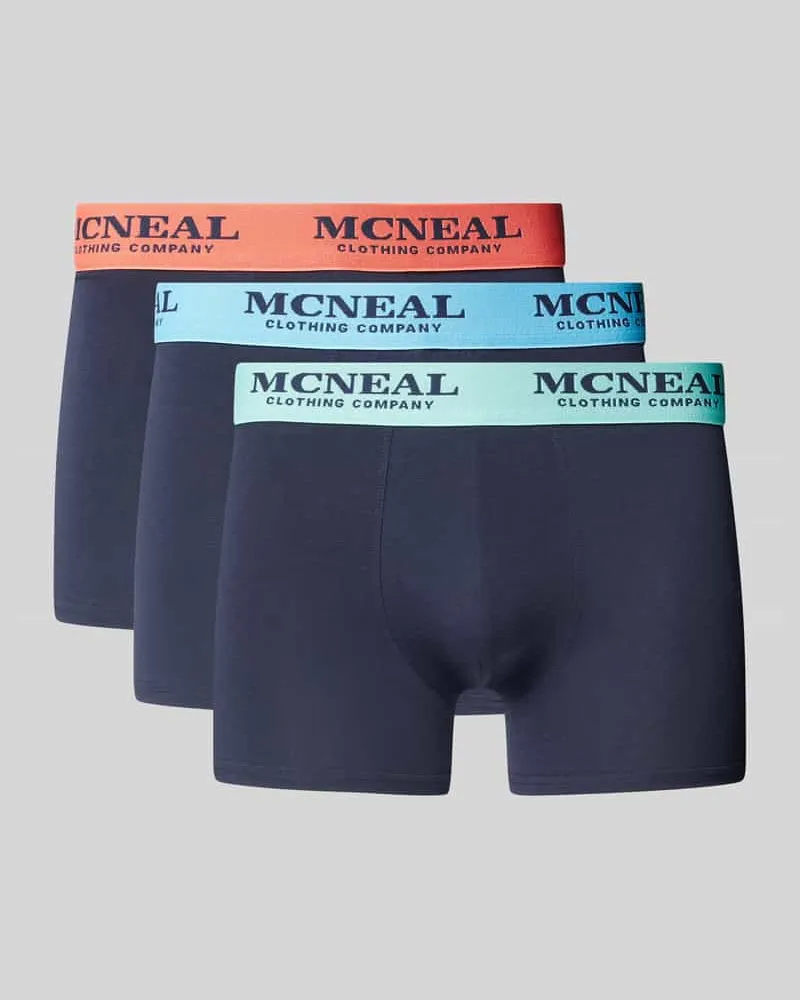 McNeal Trunks mit elastischem Logo-Bund im 3er-Pack 