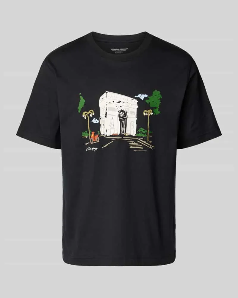 Jack & Jones T-Shirt mit Motiv-Print 