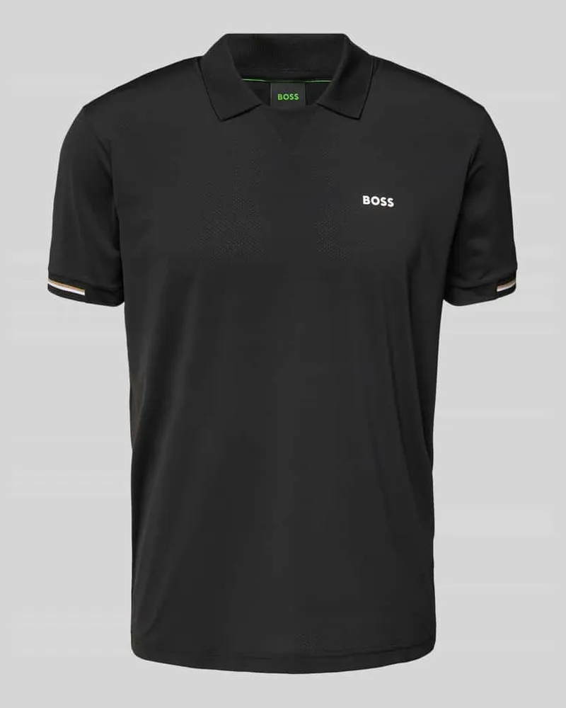 HUGO BOSS Regular Fit Poloshirt mit Label-Print Modell 'Palle 