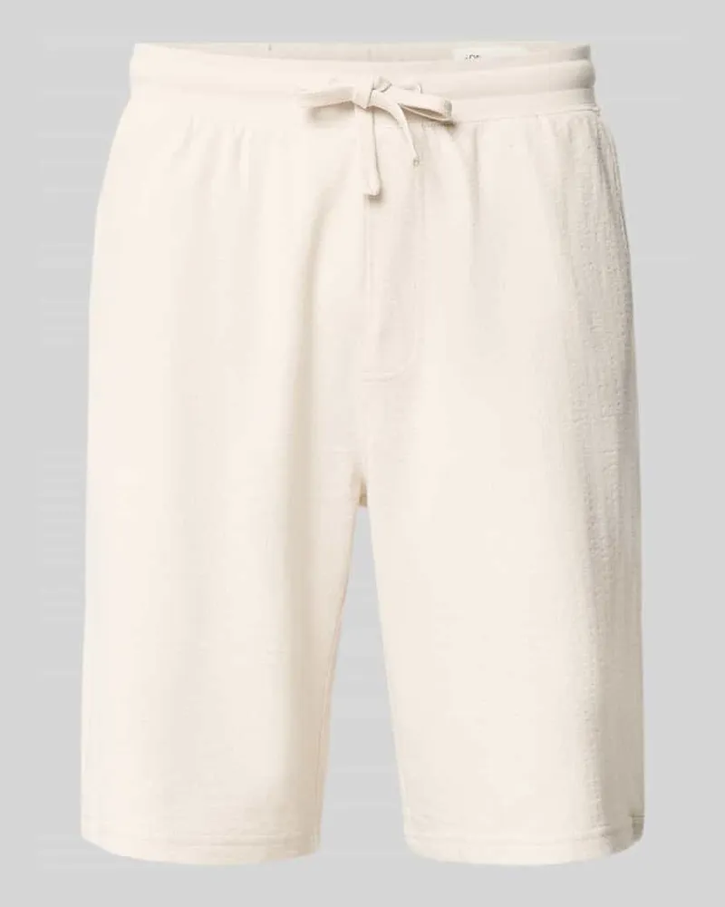 S.Oliver Relaxed Fit Sweatshorts aus reiner Baumwolle Modell 'DETROIT Kitt