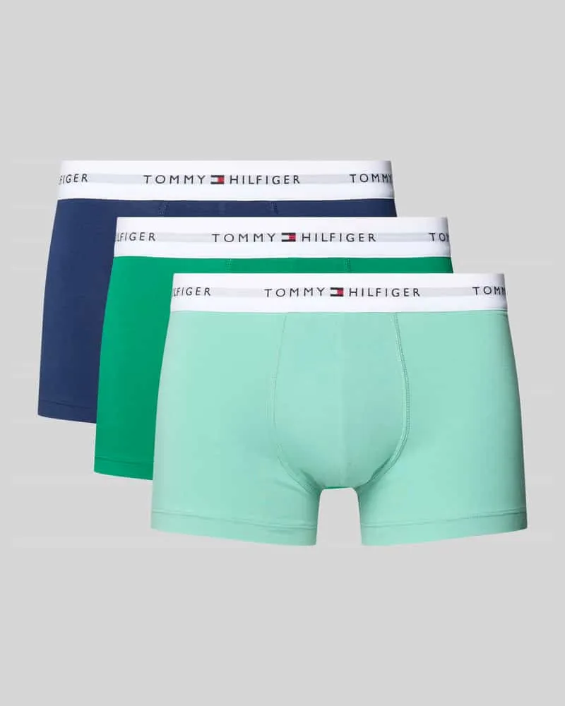 Tommy Hilfiger Boxershorts aus Baumwoll-Mix im 3er-Pack Mint