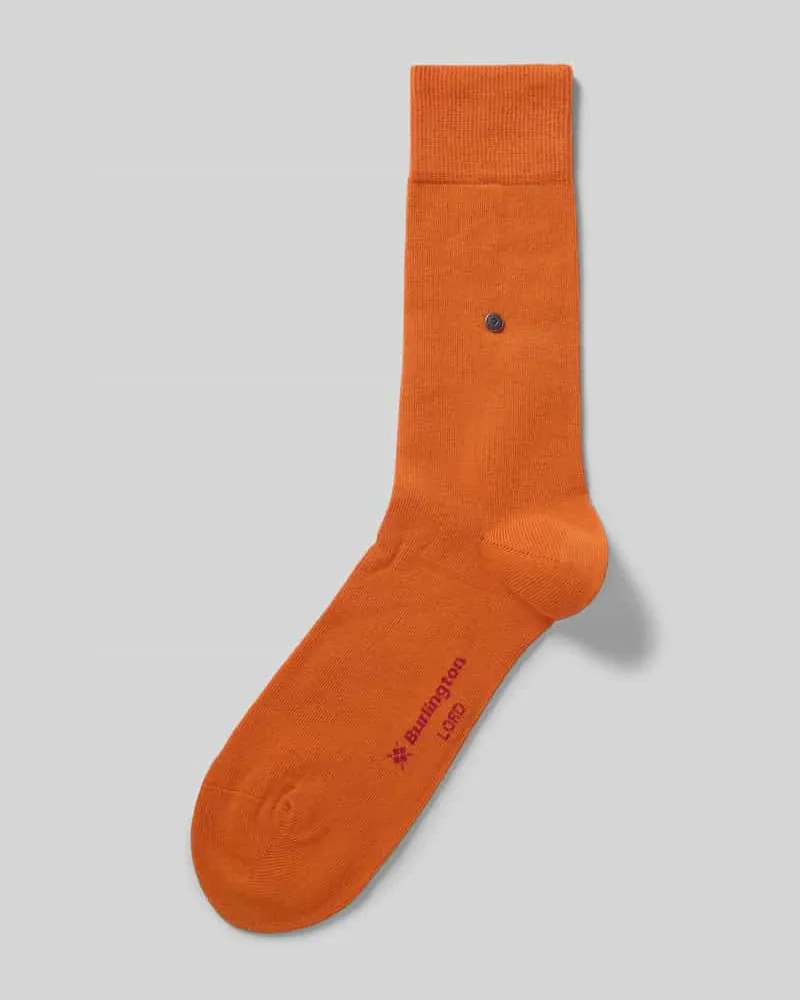 Burlington Socken mit -Niete Orange