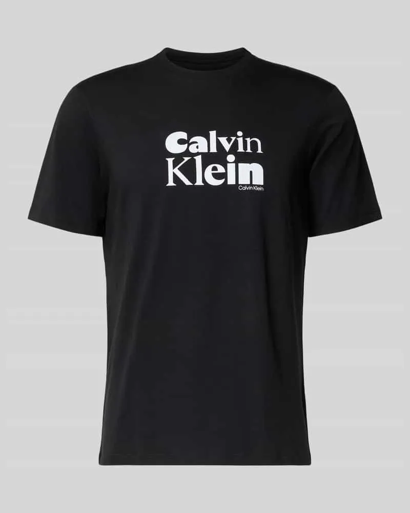 Calvin Klein T-Shirt mit Label-Print 