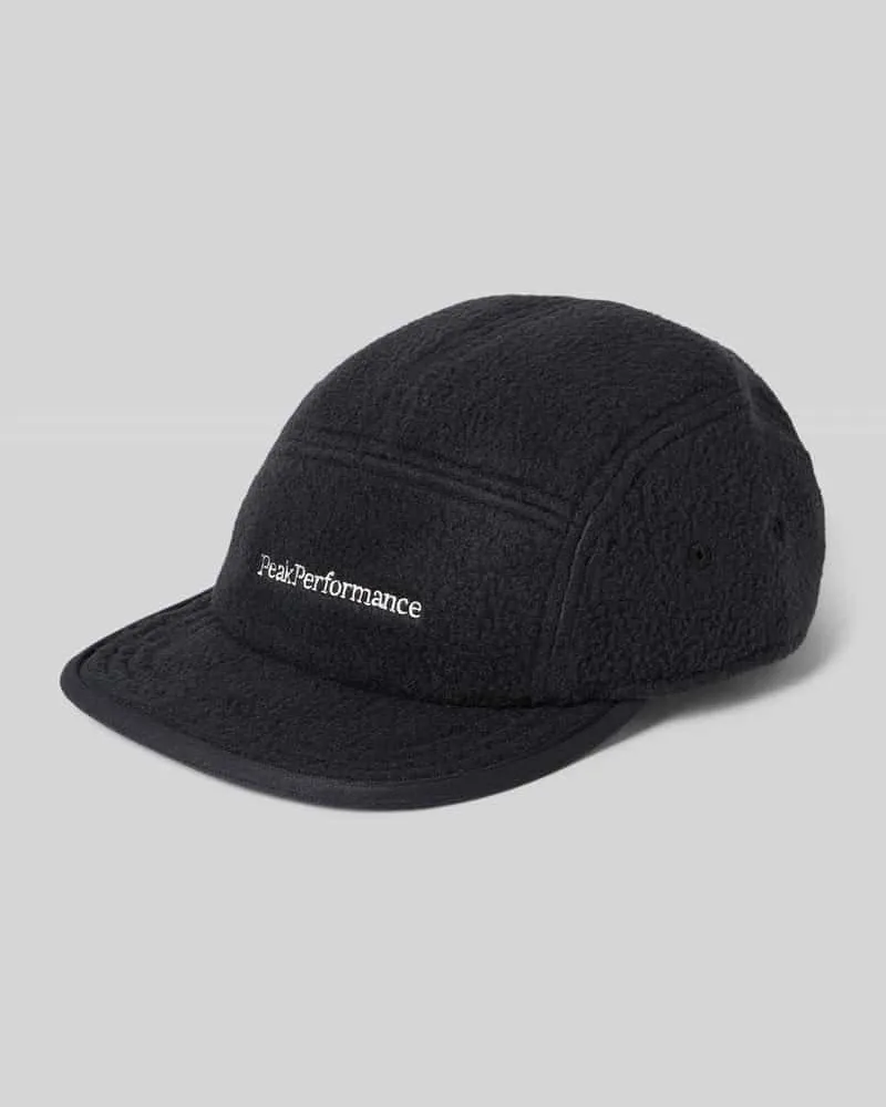 Peak Performance Basecap in Fleece-Optik mit Logo-Stitching 