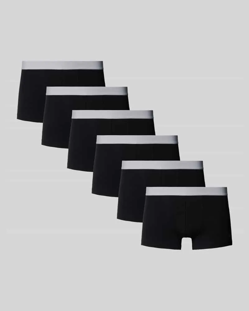 Sloggi Trunks mit Teilungsnähten Modell Black