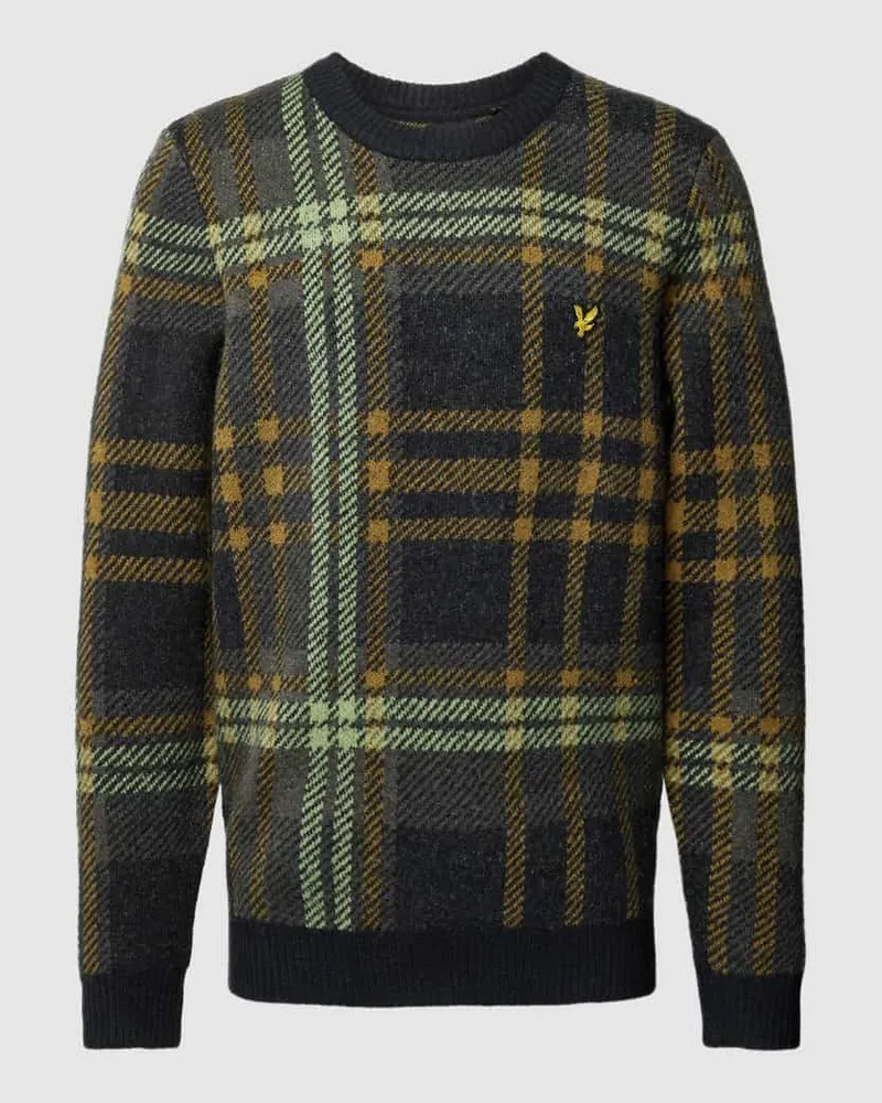 Lyle & Scott Strickpullover mit Glencheck-Muster 