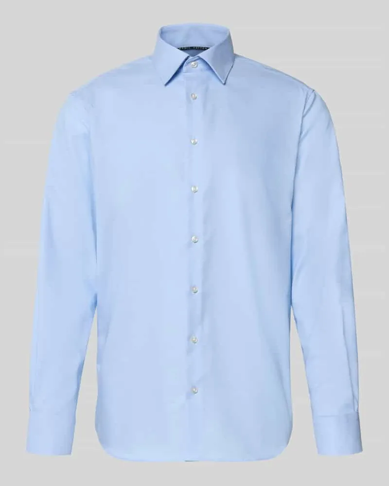 Eterna Regular Fit Business-Hemd mit Kentkragen Bleu