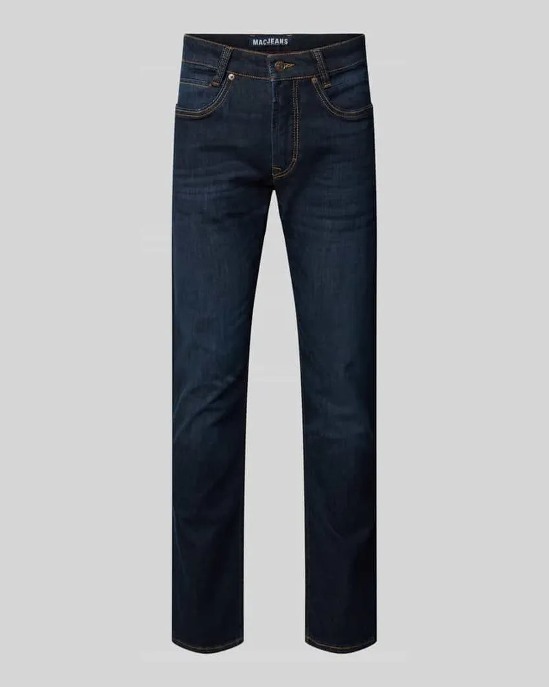 MAC Jeans Jeans im 5-Pocket-Design Modell "ARNE PIPE Dunkelblau