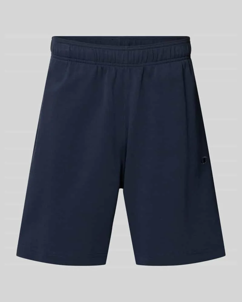 Champion Shorts mit Label-Stitching mit elastischem Bund Marine