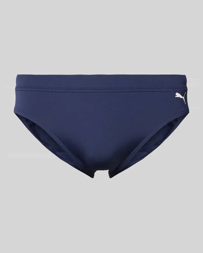 Puma Badehose mit Logo-Print 