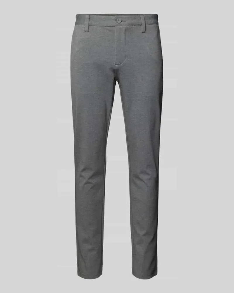 Only & Sons Slim Fit Stoffhose aus Viskose-Mix Modell 'MARK 
