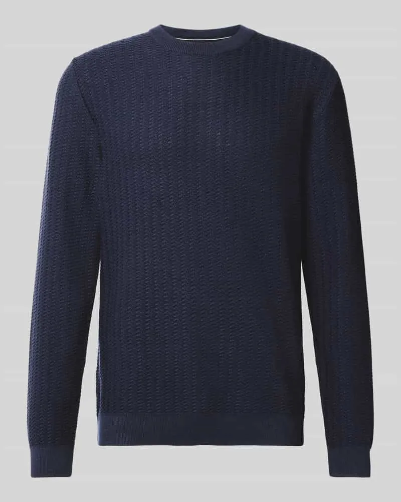 Jack & Jones Strickpullover mit Strukturmuster Modell 'TRAVIS 