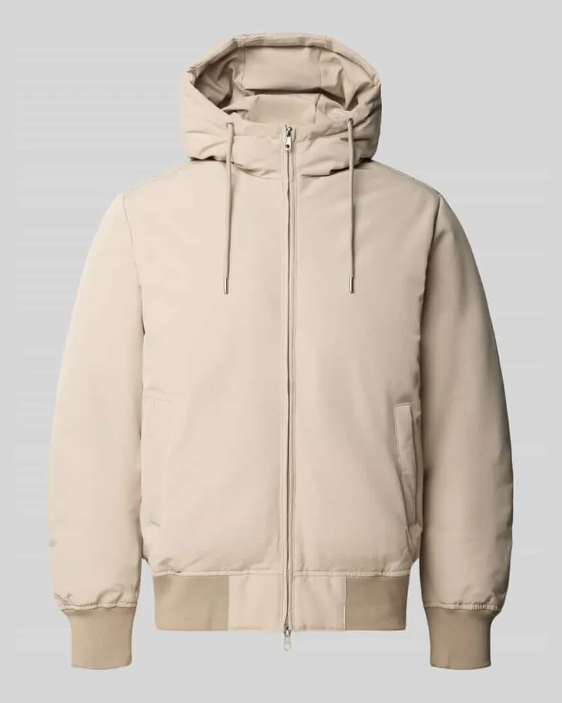 Jack & Jones Jacke mit Kapuze und Eingrifftaschen Modell 'TRACE Beige