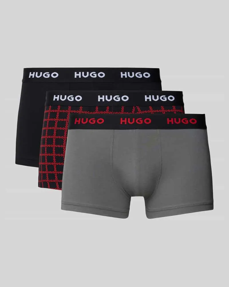 HUGO BOSS Slim Fit Trunks aus Baumwoll-Mix im 3er-Pack 