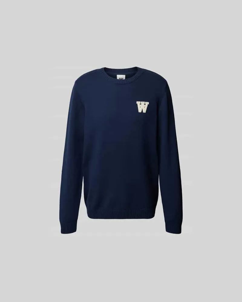 Wood Wood Relaxed Fit Strickpullover aus reiner Baumwolle 