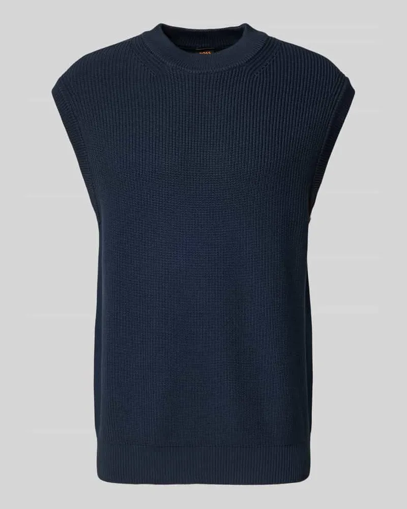 HUGO BOSS Pullunder mit Rundhalsausschnitt Modell 'Kecotto 