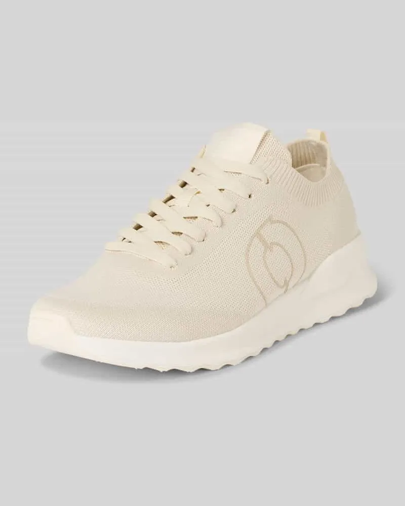 ECOALF Sneaker mit Label-Patch Modell 'CONDEKNITALF Offwhite