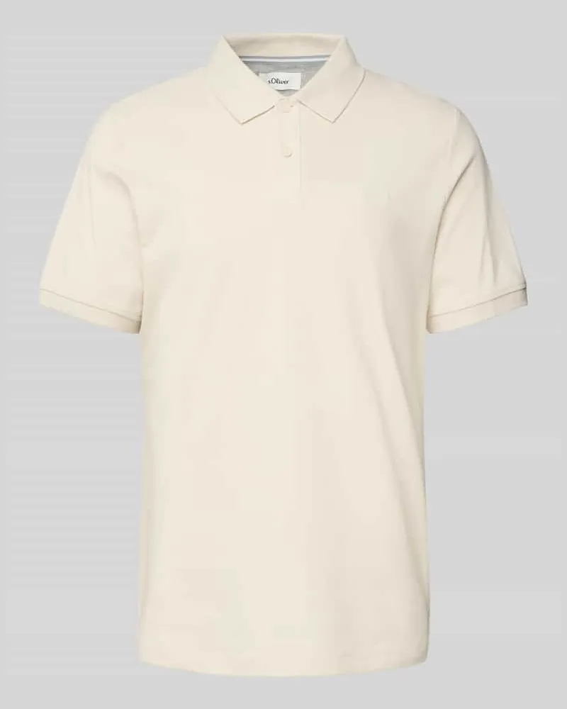 S.Oliver Regular Fit Poloshirt aus reiner Baumwolle 
