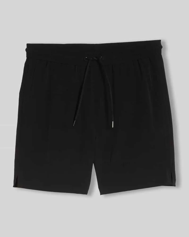 Tom Tailor Relaxed Fit Sweatshorts mit Tunnelzug Black