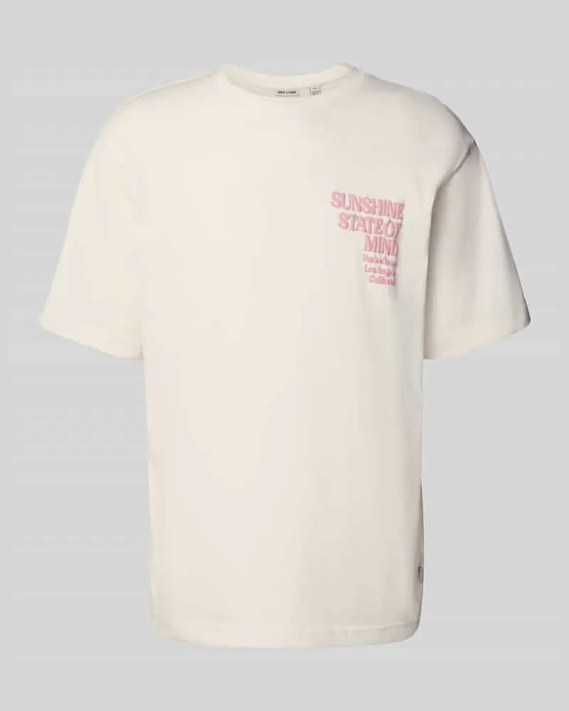 Only & Sons Relaxed Fit T-Shirt aus reiner Baumwolle Modell 'KENNY 